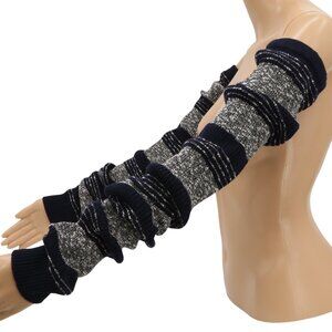 Maison Margiela Women's Knitted Striped Arm Warmers - Retail $460 - NWT